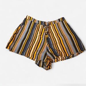 Forever 21 Striped Multicolor Shorts